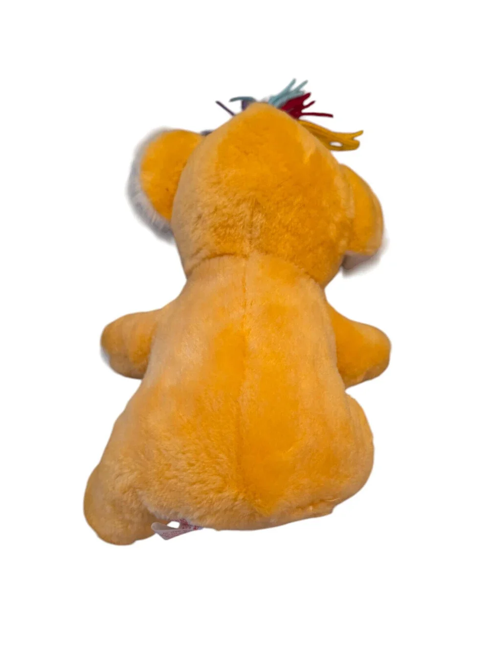 Vintage 1950s yellow/orange plush koala bear stuffed animal Morsay